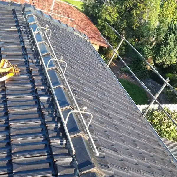 Re-bedded and repointed ridge capping — Roof Restoration Services Northern Suburbs Melbourne
